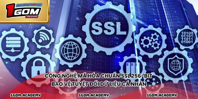 Công nghệ mã hóa chuẩn SSL 256-bit bảo vệ tuyệt đối dữ liệu cá nhân